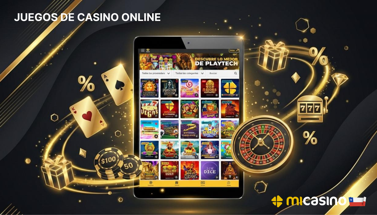 Juegos de casino online en Mi Casino Chile